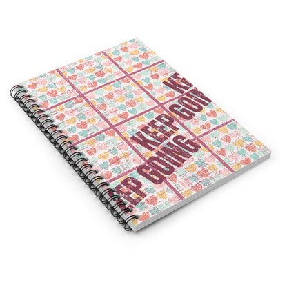 Keep Going: Heartfelt Spiral Notebook for Daily Inspiration and Positive Reflections - Eddy and Rita