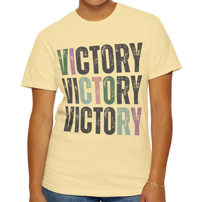 Victorious Vibes Women's Comfort Colors T-Shirt - Eddy and Rita