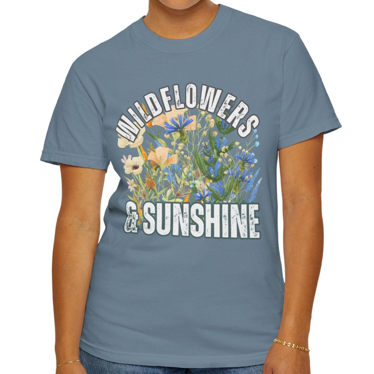 Wildflowers & Sunshine Tee - Women's Comfort Colors Short Sleeve T-shirt