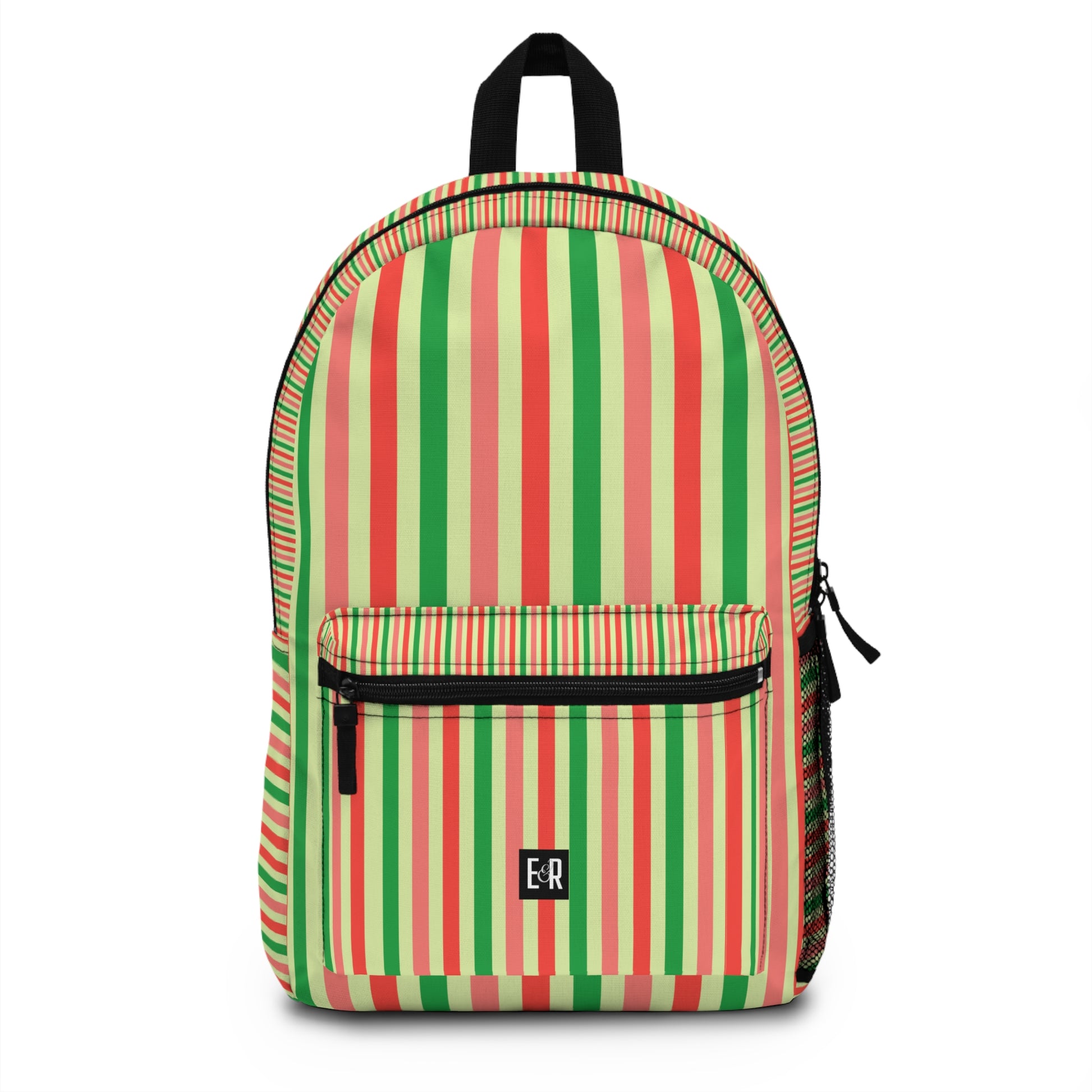 Eddy and Rita Women's Watermelon Striped Backpack - Premium Designer Bag for Stylish Moms, Nurses, and Professionals