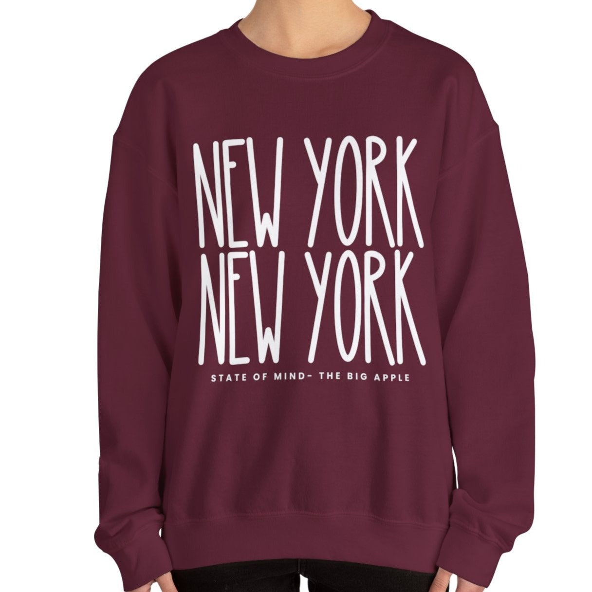 New York New York Chic: Women's Sweatshirt for Urban Style and Cozy Comfort - Eddy and Rita