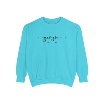 Comfort Colors Women's Sweatshirt - Georgia Pride Pullover - Eddy and Rita