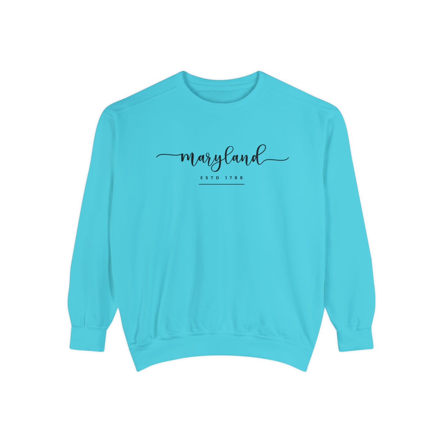 Cozy Comfort Colors Women's Sweatshirt Maryland-Inspired Chic - Eddy and Rita