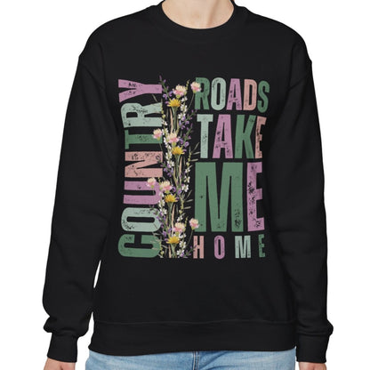 Country Roads Wildflower Women's Sweatshirt - Eddy and Rita