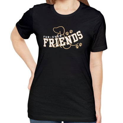 Forever Friends Women's Bella Canvas T-Shirt - Eddy and Rita