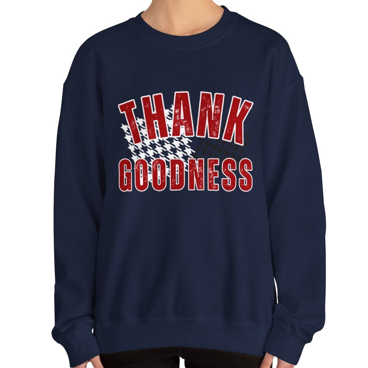 Thank Goodness: Women's Gratitude-Inspired Cozy Sweatshirt - Eddy and Rita