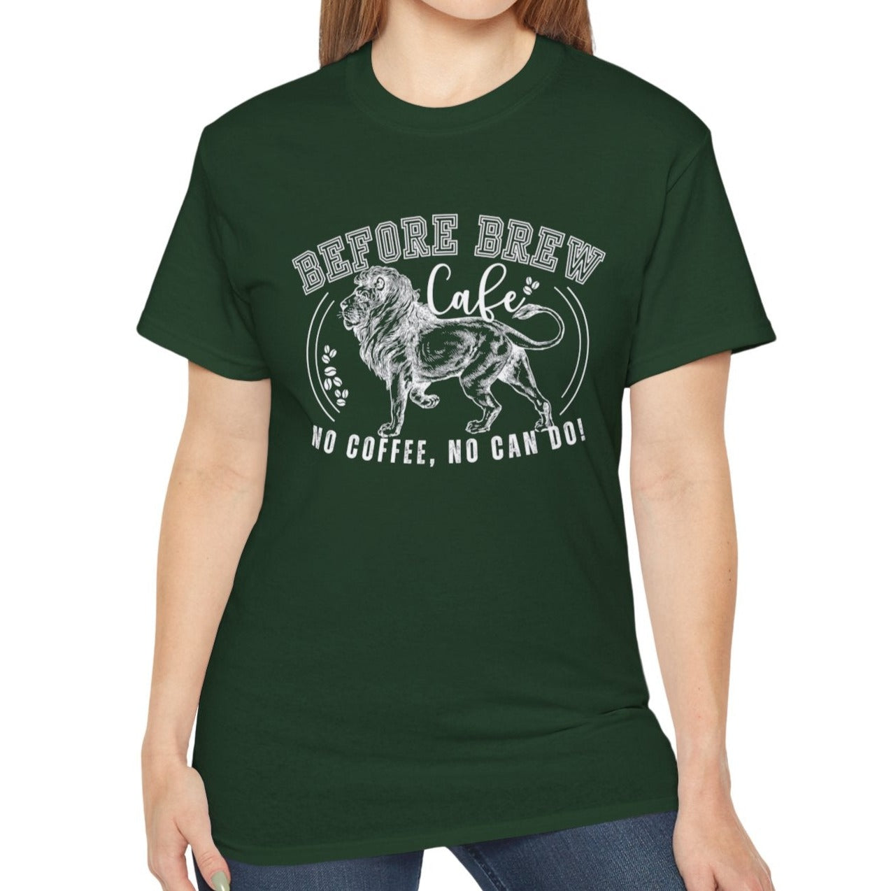 Before Brew Cafe Women's Cotton T-Shirt - No Coffee, No Can Do - Eddy and Rita