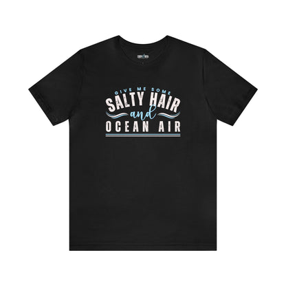 Salty Hair and Ocean Air Women's Bella Canvas T-Shirt - Eddy and RitaSalty Hair and Ocean Air Women's Bella Canvas T-Shirt - Eddy and Rita