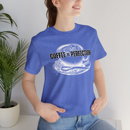 Product Title: "Coffee = Perfection" Women's Bella Canvas Tee - Cozy Comfort with a Caffeine Twist