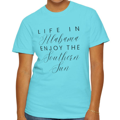 Life in Alabama Women's Comfort Colors T-Shirt - Eddy and Rita