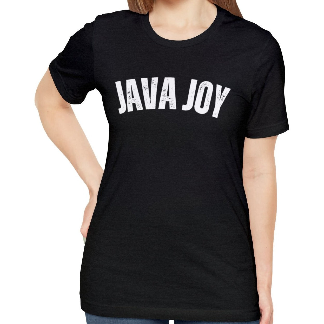 Java Joy Bliss - Women's Bella Canvas Jersey Tee for Comfort and Coffee Enthusiasts - Eddy and Rita