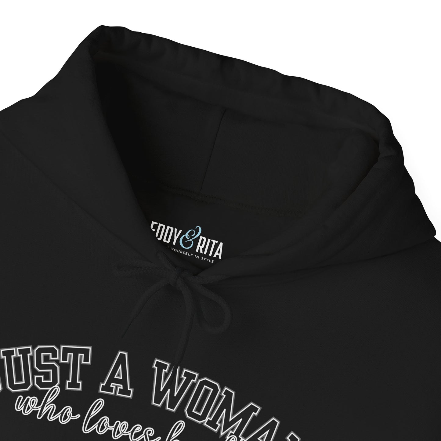 Just a Woman Who Loves Books: Cozy Women's Hoodie for Literary Enthusiasts