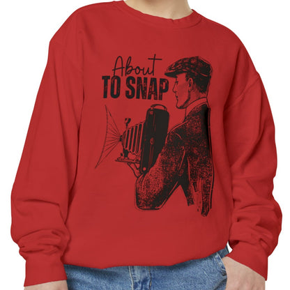 About to Snap Comfort Colors Sweatshirt - Eddy and Rita