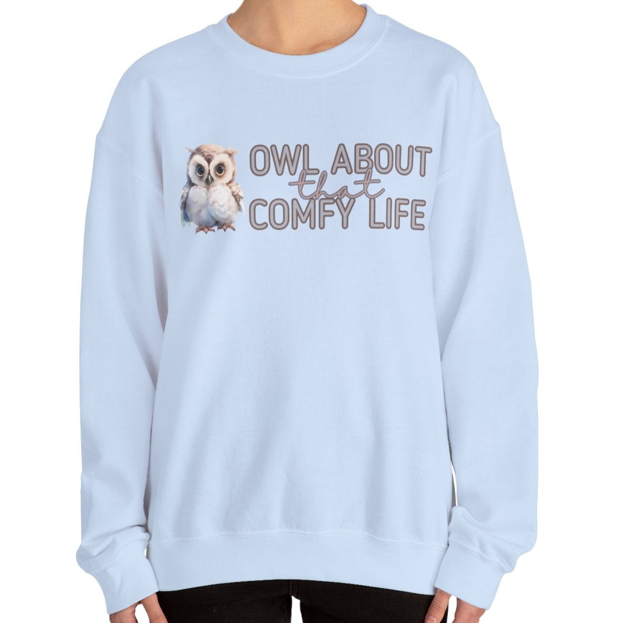 Comfy Life with Owls: 'Owl About That Comfy Life' Women's Sweatshirt - Eddy and Rita