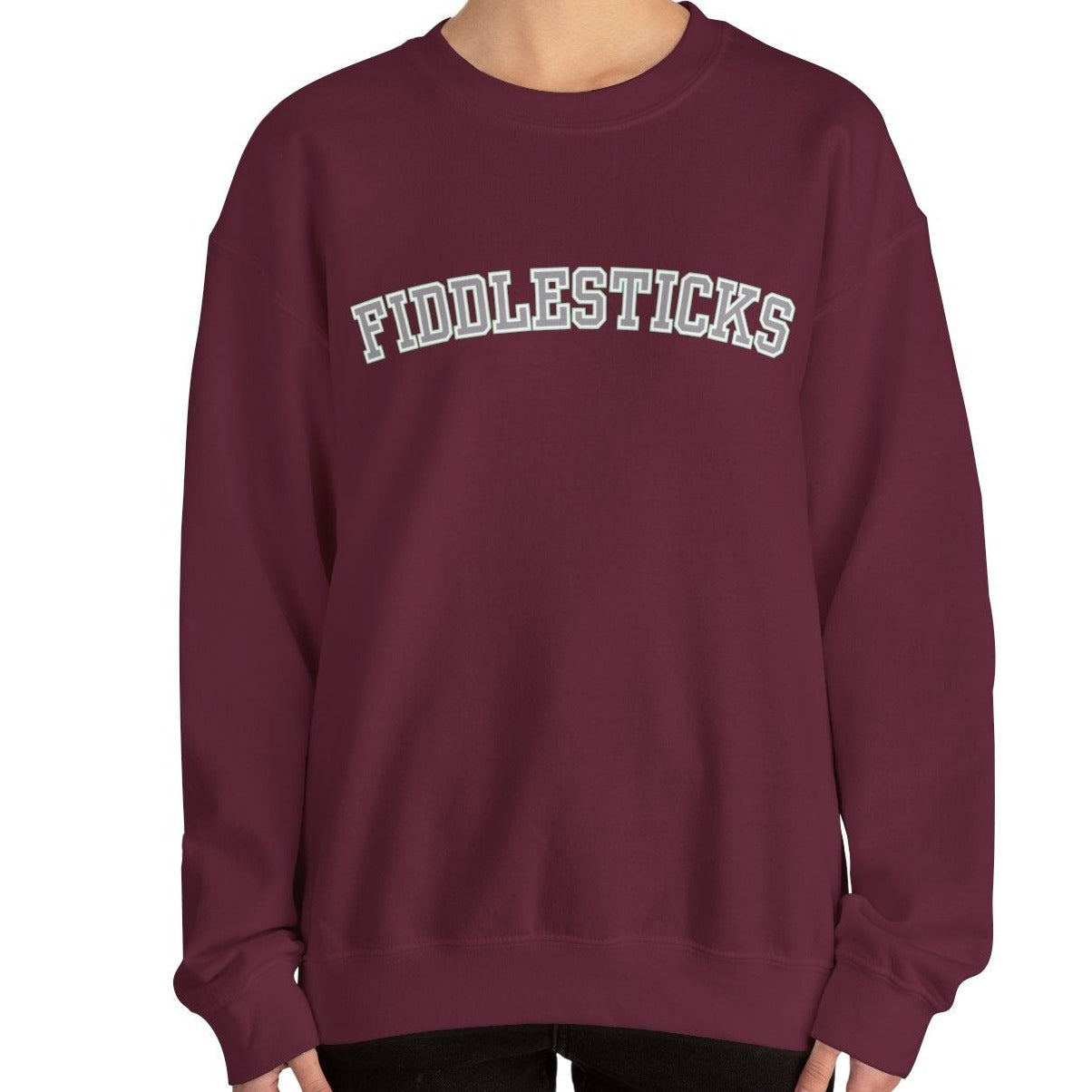 Fiddlesticks Women's Sweatshirt - Cozy Comfort with a Touch of Playful Charm for Effortless Everyday Style