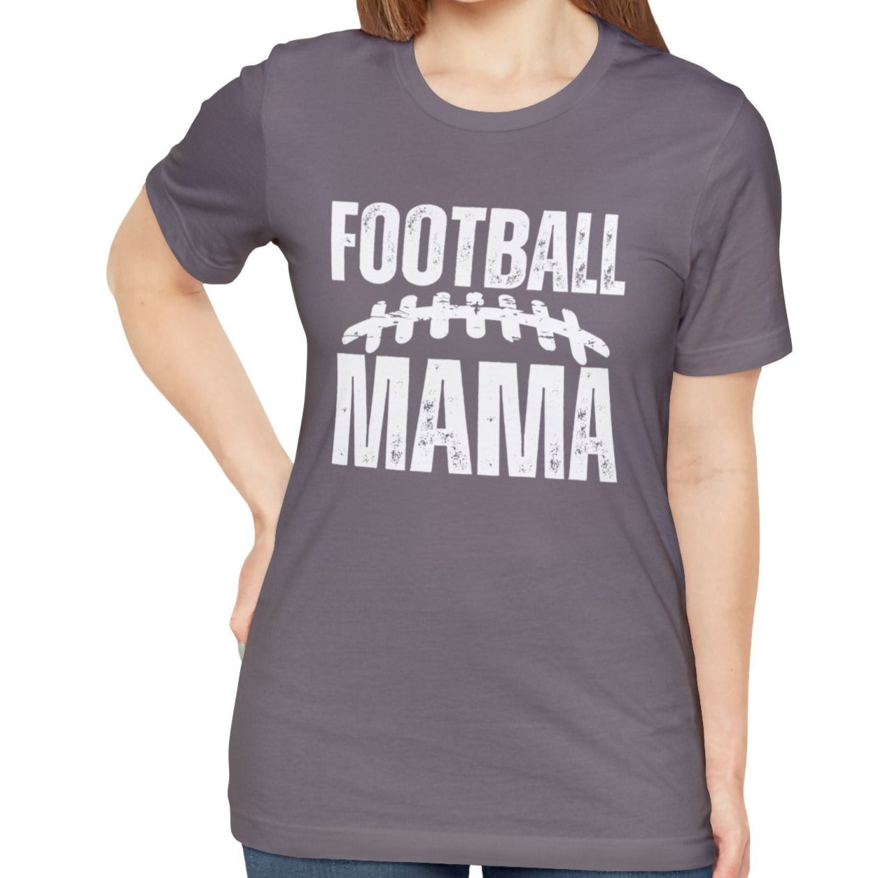 Football Mama Women's Bella Canvas T-shirt - Eddy and Rita