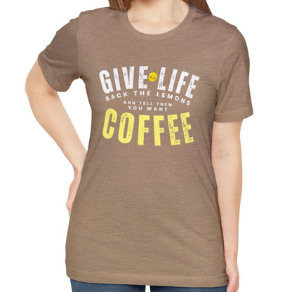 Give Life Back the Lemons Women's Bella Canvas T-Shirt - Eddy and Rita