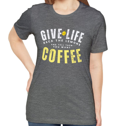 Give Life Back the Lemons Women's Bella Canvas T-Shirt - Eddy and Rita