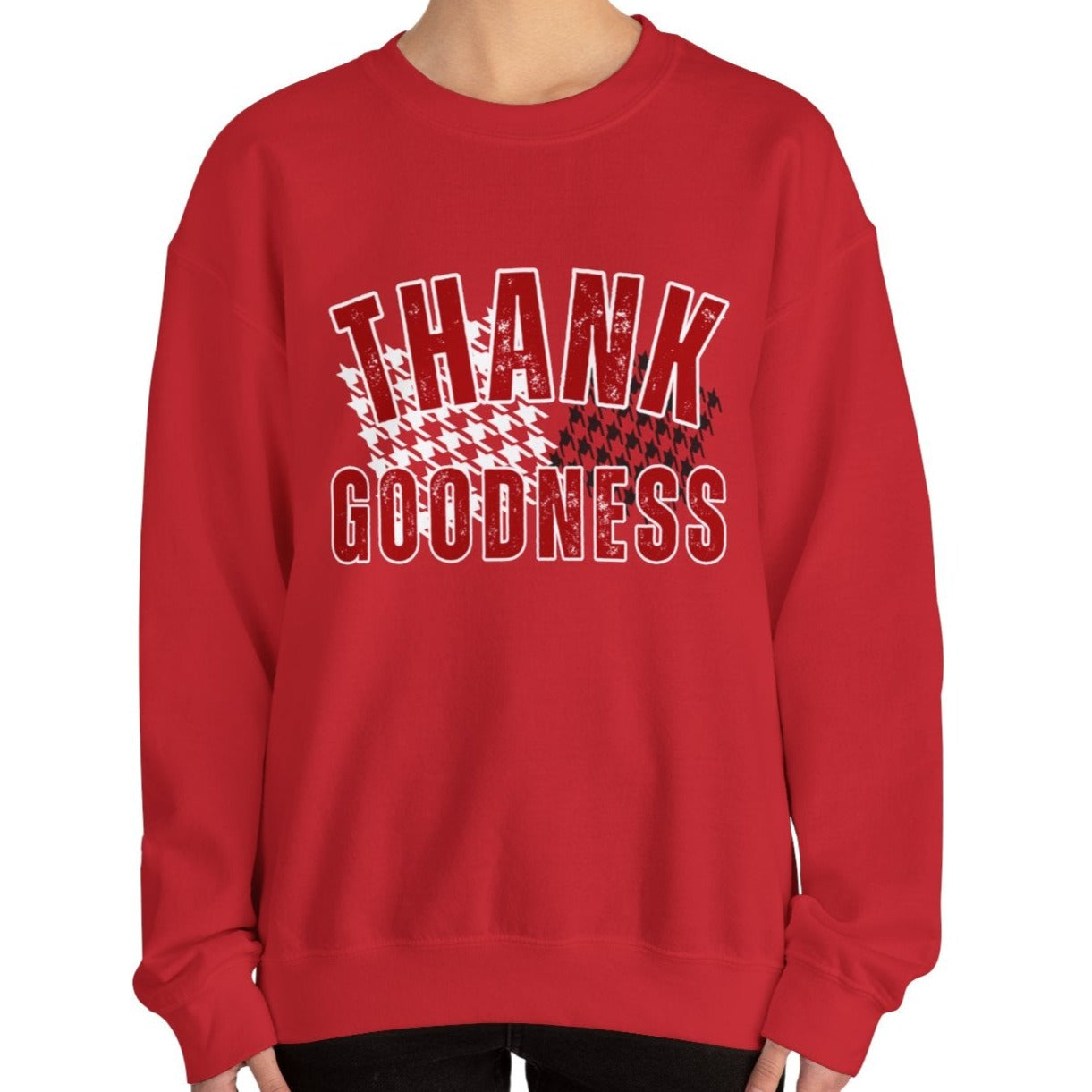 Thank Goodness: Women's Gratitude-Inspired Cozy Sweatshirt - Eddy and Rita