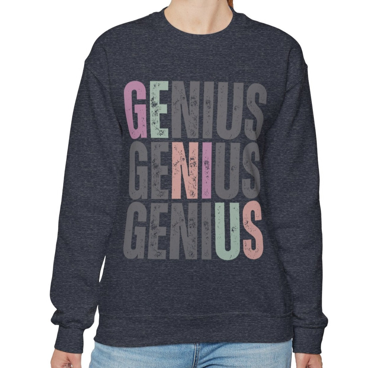 Trendy Genius Women's Sweatshirt - Eddy and Rita