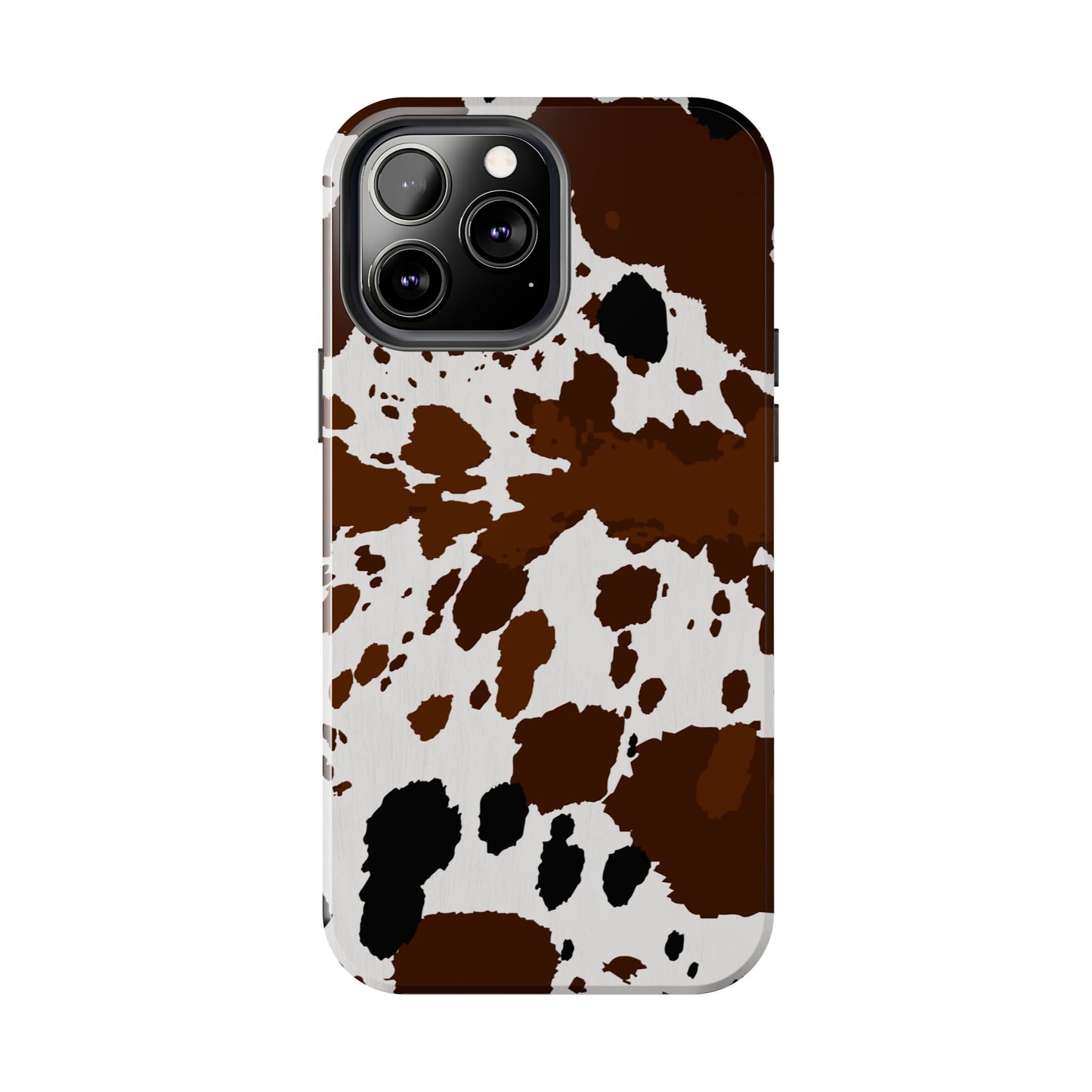 Tough Phone Case for iPhone – Cow Spots Design | Stylish and Durable Stocking Stuffer Gift