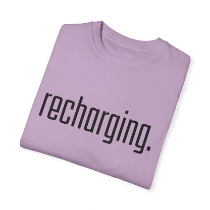 Recharging Women's Comfort Colors T-Shirt - Eddy and Rita