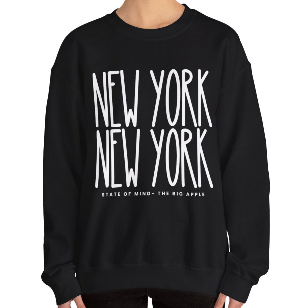 New York New York Chic: Women's Sweatshirt for Urban Style and Cozy Comfort - Eddy and Rita