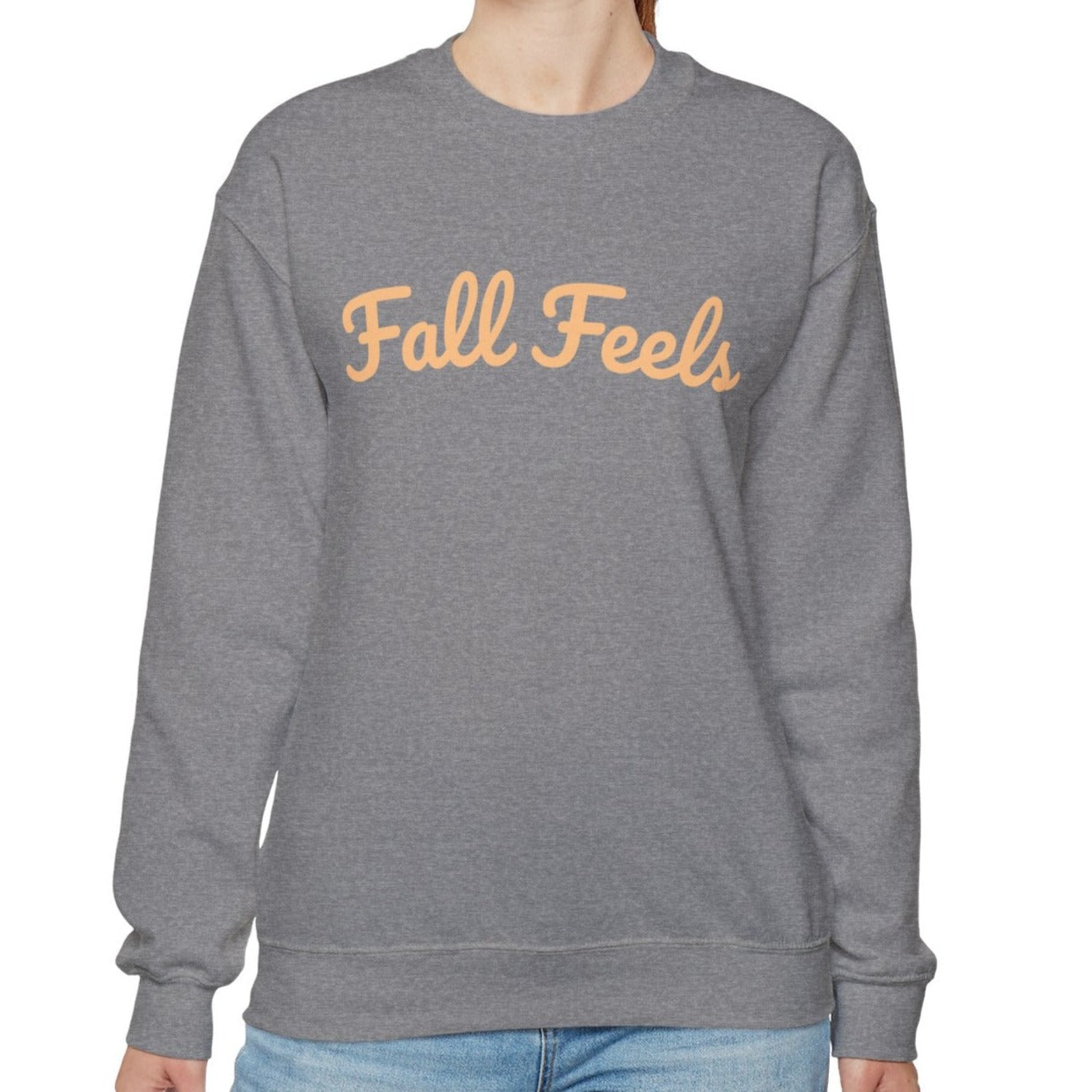 Eddy and Rita Women's Heavy Sweatshirt - "Fall Feels" Cozy Autumn Pullover