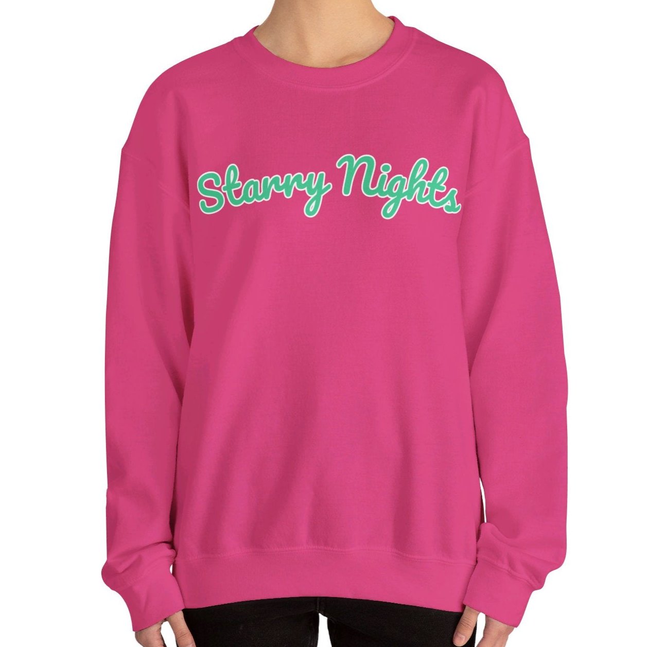 Women's Heavy Blend Sweatshirt – "Starry Nights" Cozy and Stylish Graphic Sweatshirt