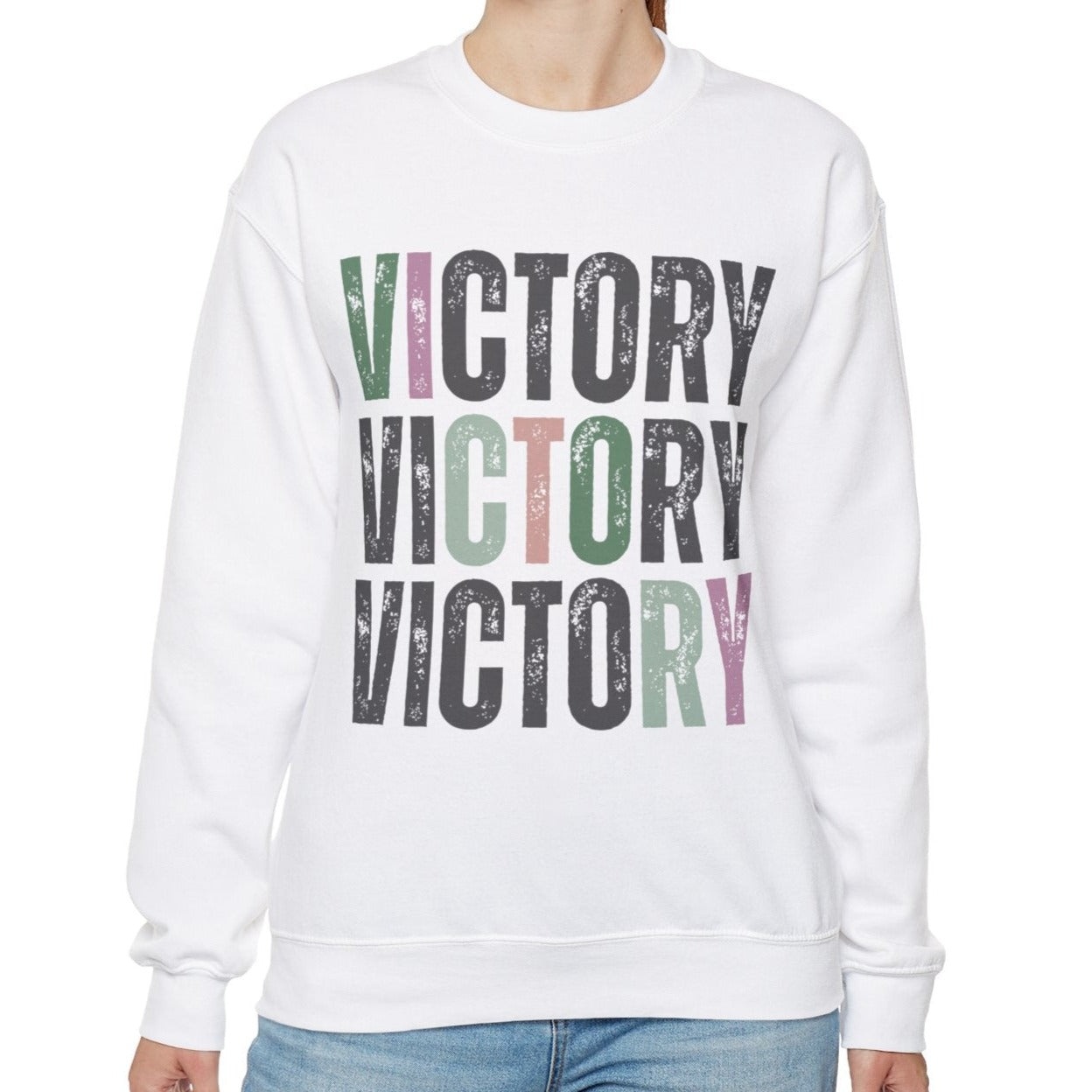 Victory Vibes Women's Comfort Sweatshirt - Eddy and Rita