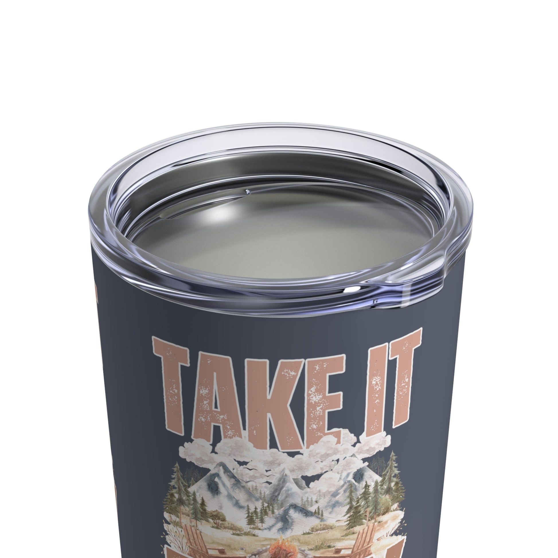 Take It Easy Stainless Steel 10-Ounce Tumbler - Eddy and Rita