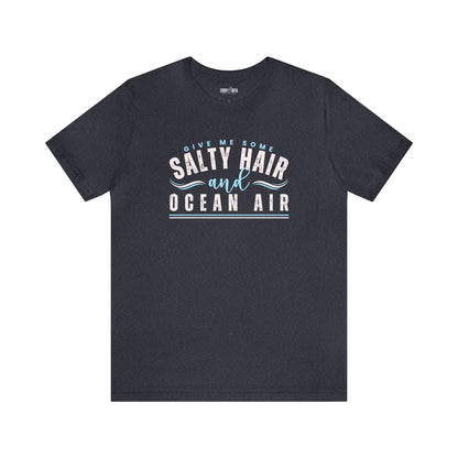 Salty Hair and Ocean Air Women's Bella Canvas T-Shirt - Eddy and Rita