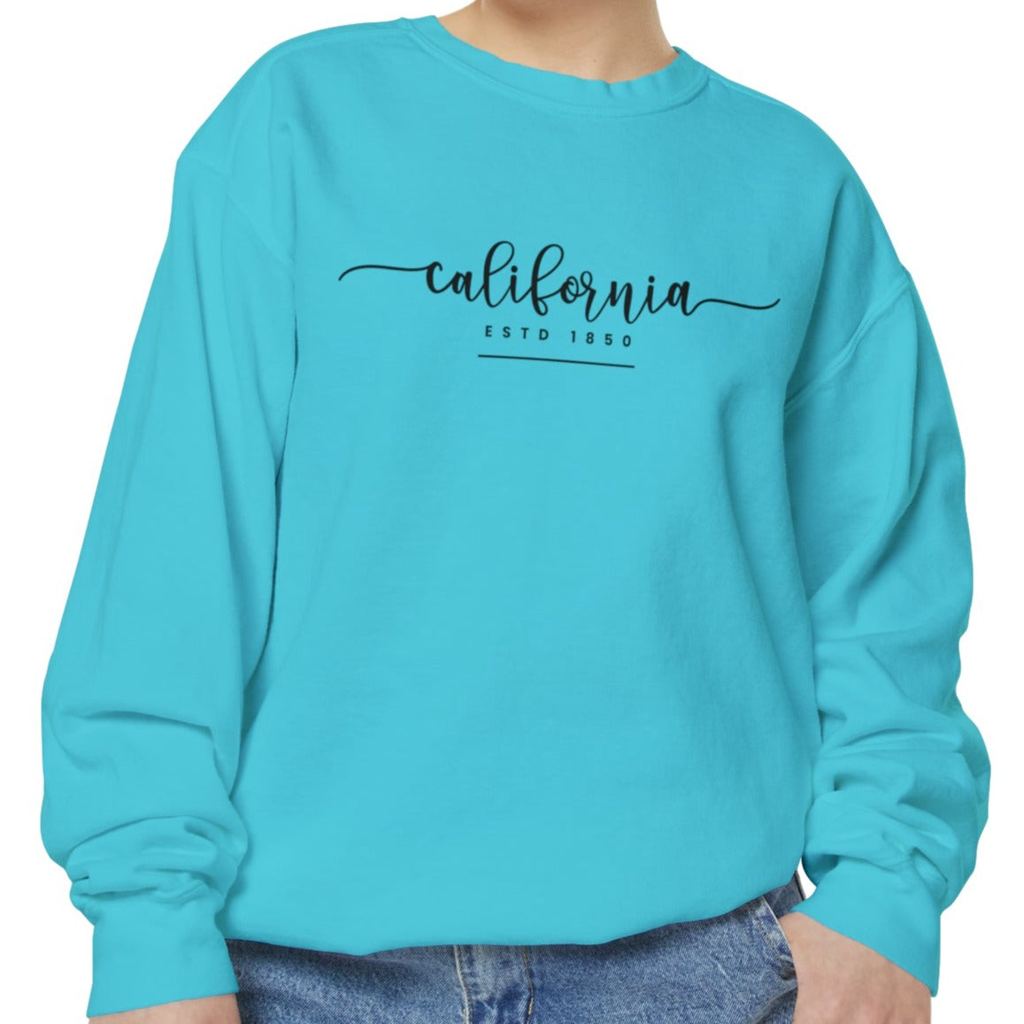 California Dreaming - Women's Comfort Colors Sweatshirt - West Coast Vibes- Eddy and Rita