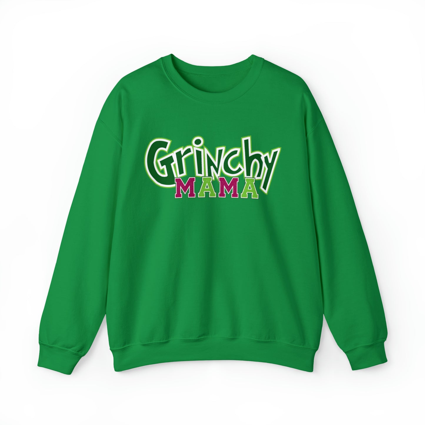 Women's 'Grinchy Mama' Festive Graphic Sweatshirt Success - Eddy and Rita