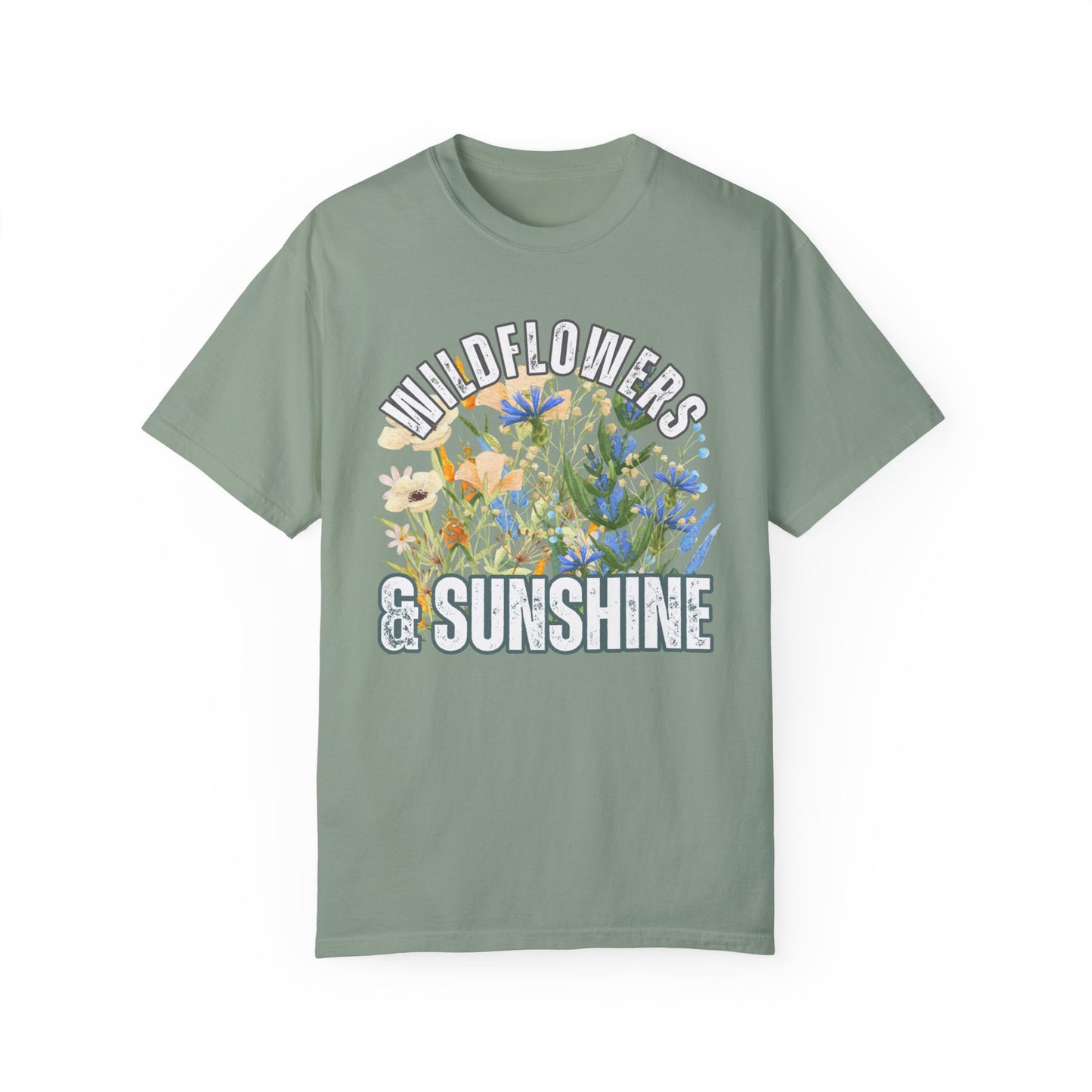 Wildflowers & Sunshine Tee - Women's Comfort Colors Short Sleeve T-shirt