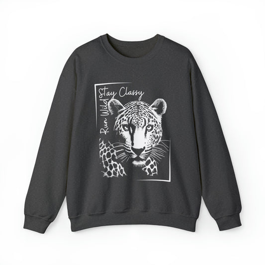 Run Wild, Stay Classy: Cheetah Women's Sweatshirt - Eddy and Rita