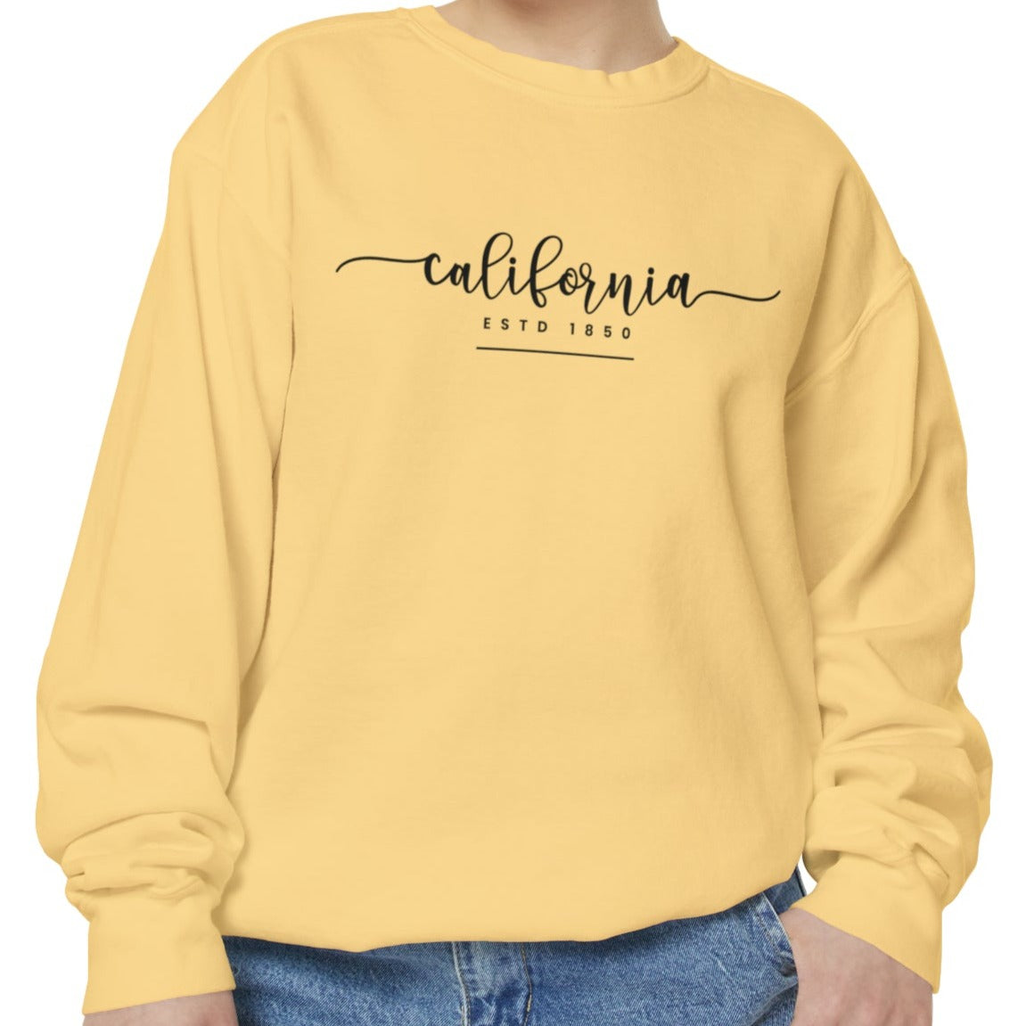 California Dreaming - Women's Comfort Colors Sweatshirt - West Coast Vibes- Eddy and Rita