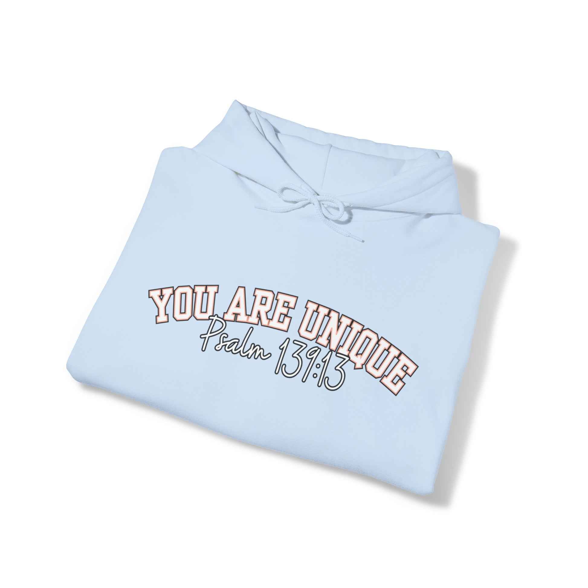 Women's Hoodie with 'You Are Unique - Psalm 139:13' Affirmation - Eddy and Rita