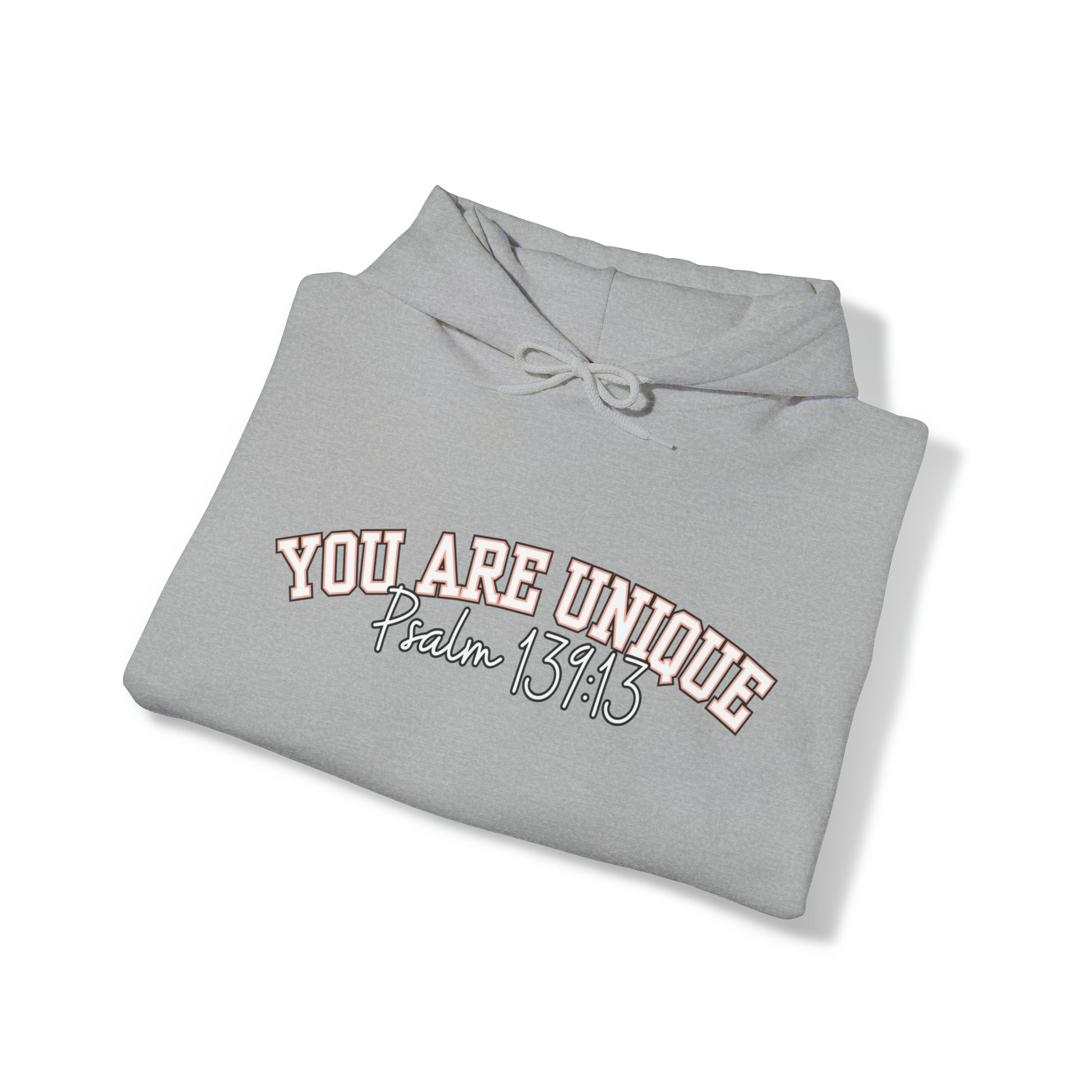 Women's Hoodie with 'You Are Unique - Psalm 139:13' Affirmation - Eddy and Rita