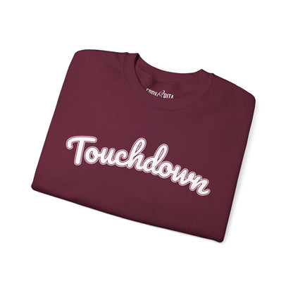 Women's Heavy Blend Sweatshirt – "Touchdown" Sports-Inspired Graphic Sweatshirt