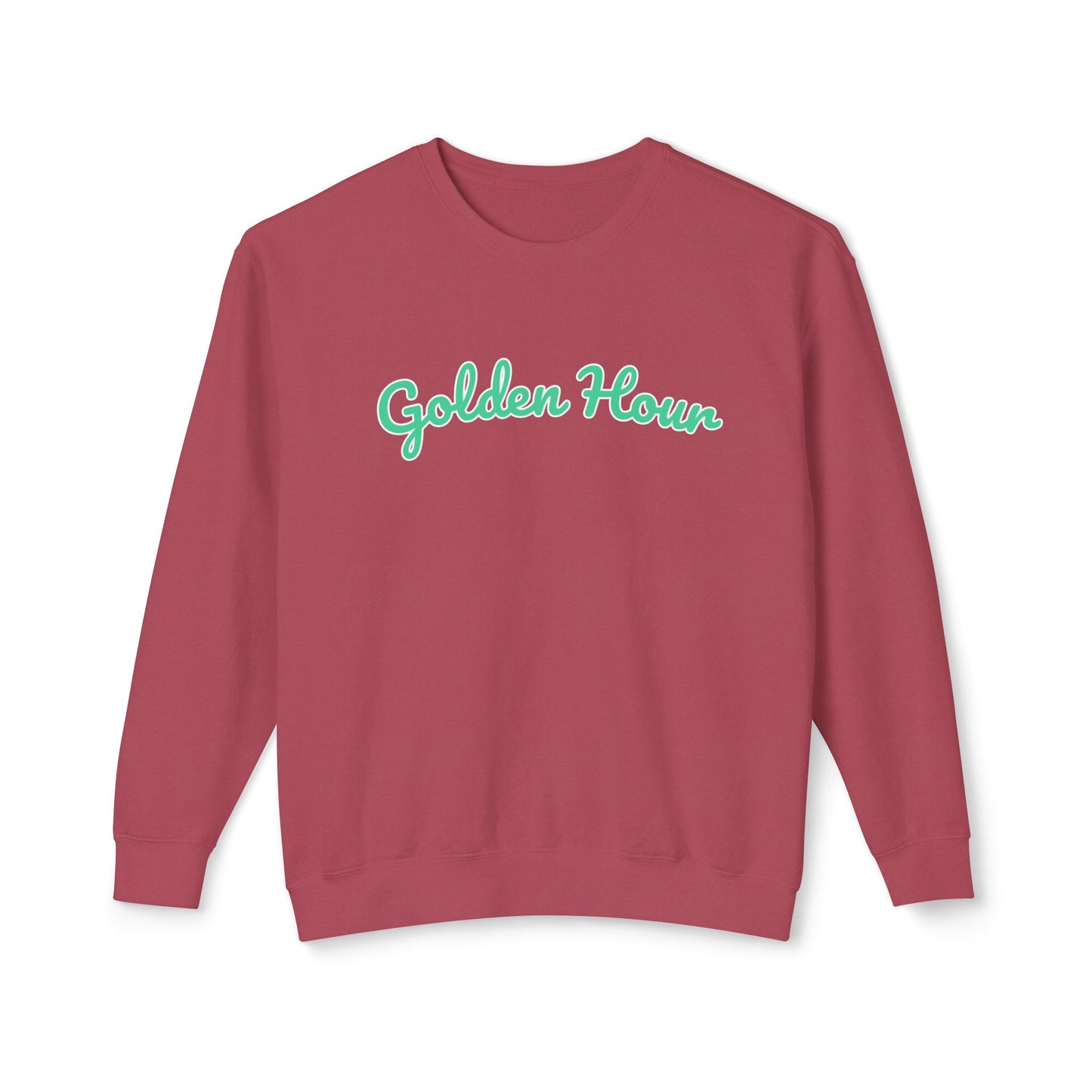 Women's Comfort Colors Lightweight Sweatshirt – "Golden Hour" Soft and Stylish Graphic Sweatshirt