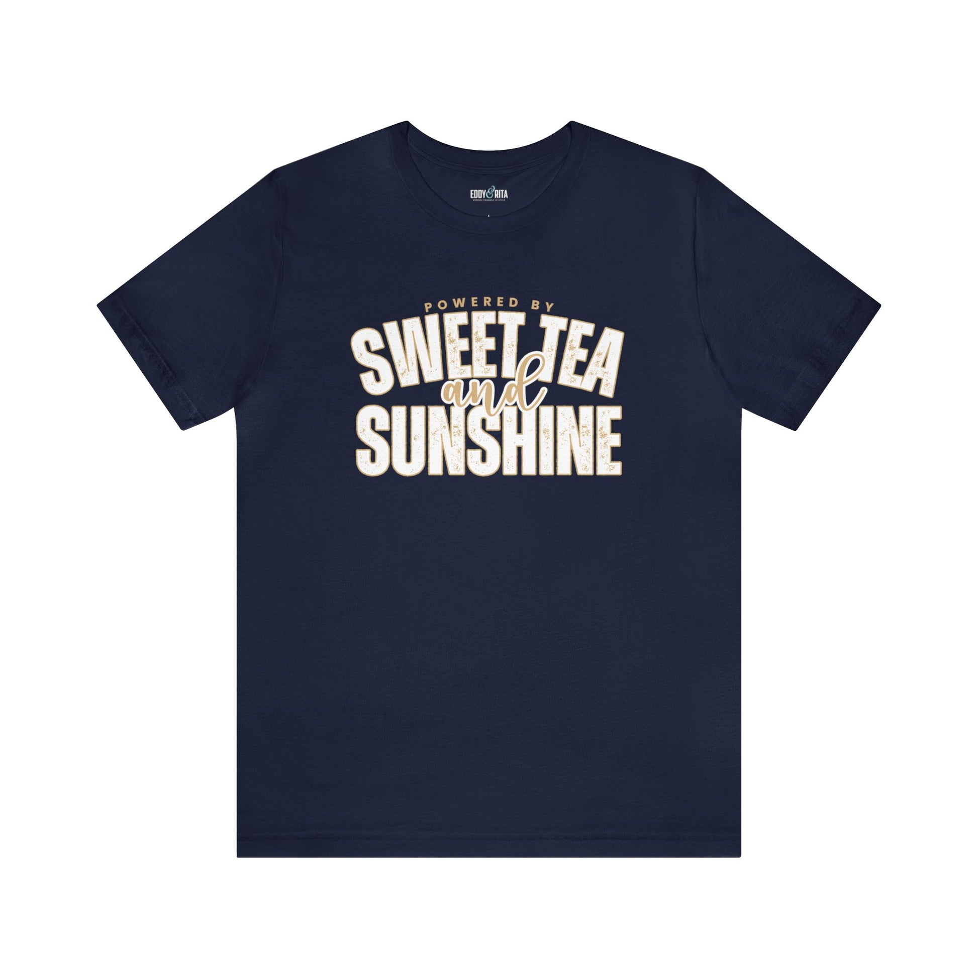 Powered by Sweet Tea and Sunshine" Women's Bella Canvas Tee - Eddy and Rita