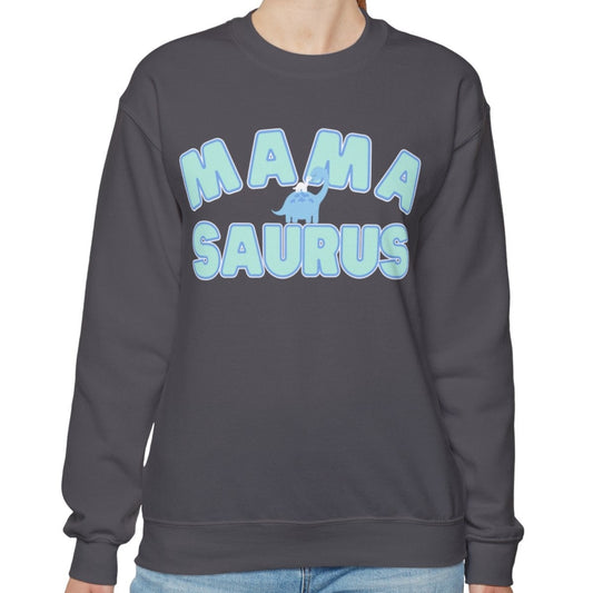 Mamasaurus Women's Cozy Sweatshirt with Dino - Eddy and Rita