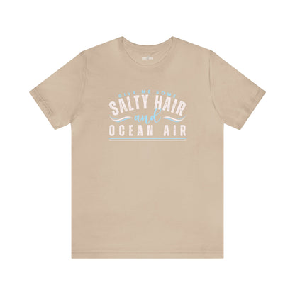 Salty Hair and Ocean Air Women's Bella Canvas T-Shirt - Eddy and Rita