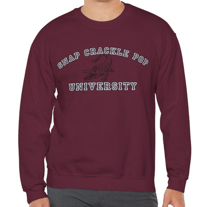 Men's 'Snap Crackle Pop University' Alligator Graphic Sweatshirt - Eddy and Rita