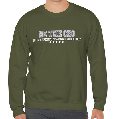 CEO Style Unleashed: Men's Empowerment Sweatshirt - Own Your Narrative with Confident Comfort