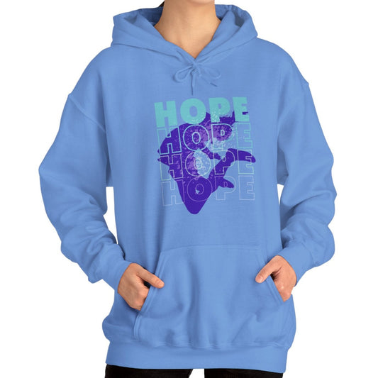 Triple Hope Elegance: Women's Hoodie for Inspirational Style - Eddy and Rita