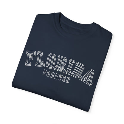Eddy and Rita Women's Comfort Colors T-Shirt - "Florida Forever" Graphic Tee for Florida Lovers