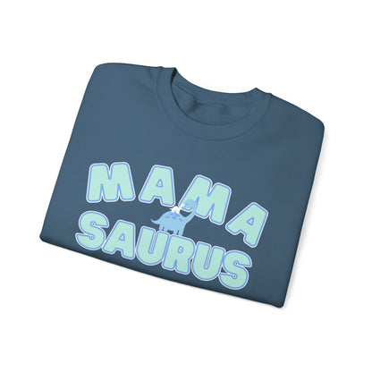 Mamasaurus Women's Cozy Sweatshirt with Dino - Eddy and Rita