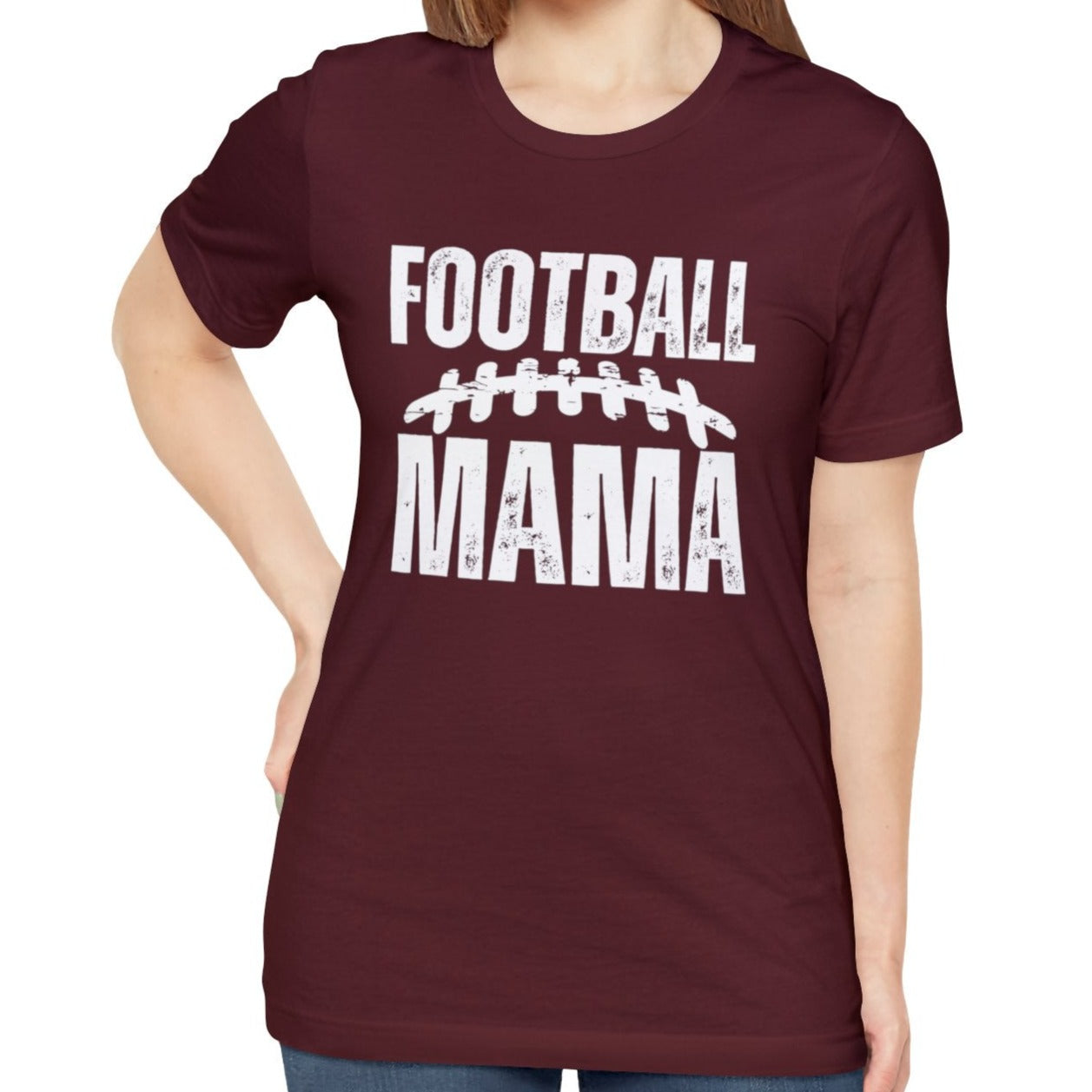 Football Mama Women's Bella Canvas T-shirt